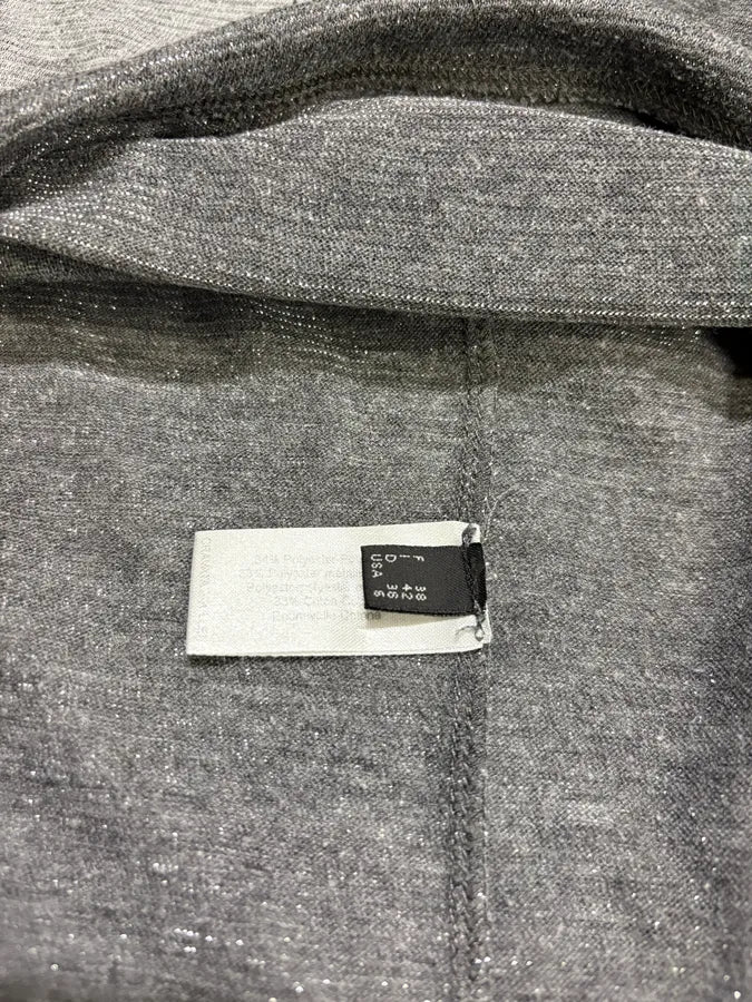 2000s Marithé + François Girbaud Grey Contemporary V Neck Longsleeves gilKPAB 8