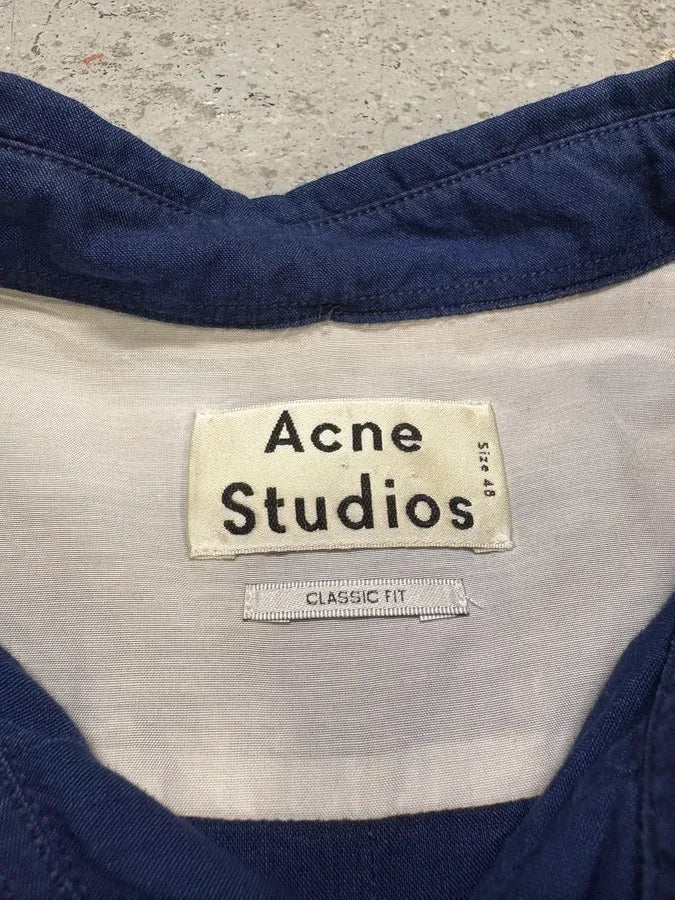 Acne Studios Blue Worker Shirt UXAkUWH 7