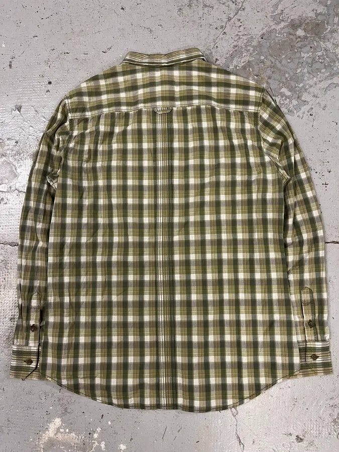 FW2005 Dolce & Gabbana Green Checked Shirt (M) zhQhufG 5