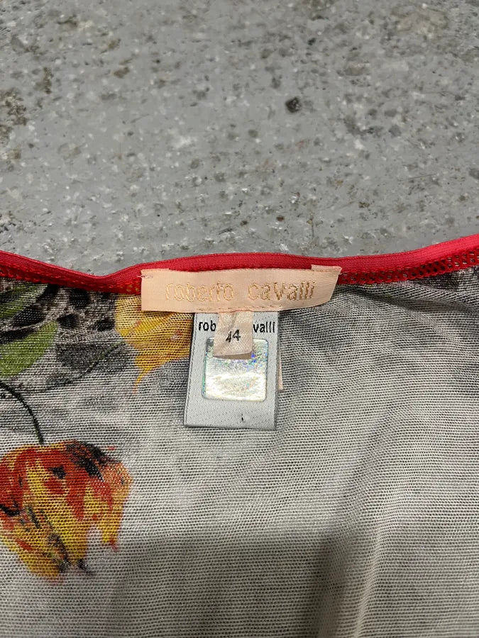 FW2002 Roberto Cavalli Floral Longsleeves Top VibeDGY 4