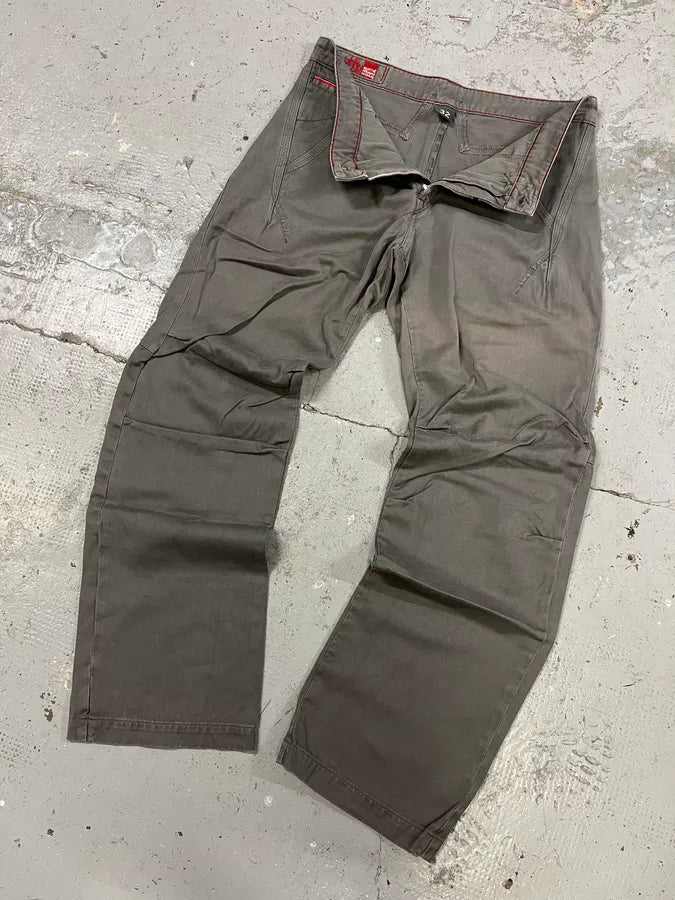 2000s Marithé + François Girbaud Grey Signature Pants (M) GCJtMPX 5