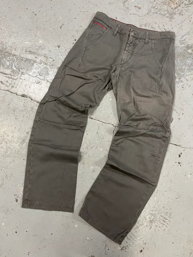 2000s Marithé + François Girbaud Grey Signature Pants (M) GCJtMPX 4