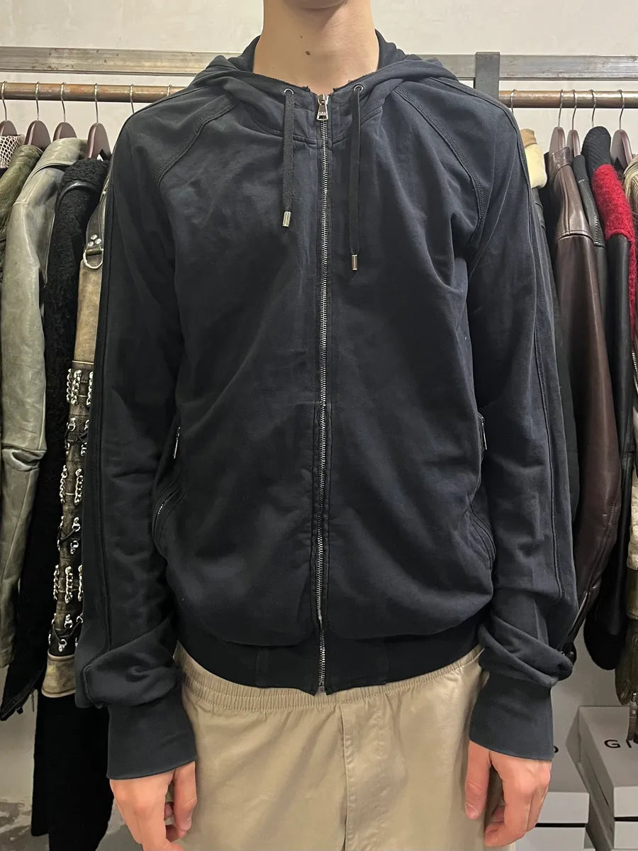 2010s Dolce & Gabbana Black Hooded Zip-up Sweatshirt (M/L) ATIBwCg 1