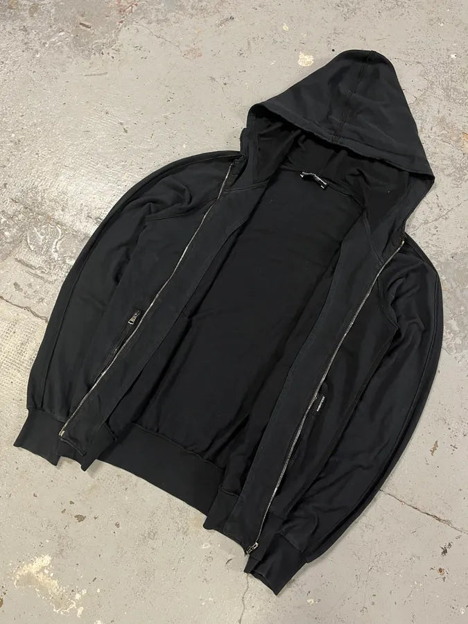 2010s Dolce & Gabbana Black Hooded Zip-up Sweatshirt (M/L) ATIBwCg 4