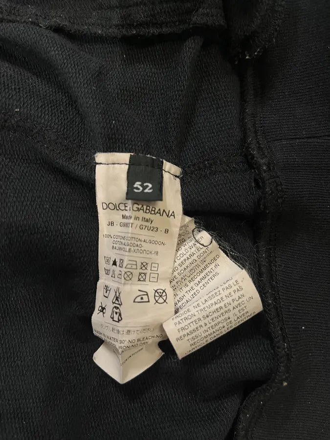 2010s Dolce & Gabbana Black Hooded Zip-up Sweatshirt (M/L) ATIBwCg 7