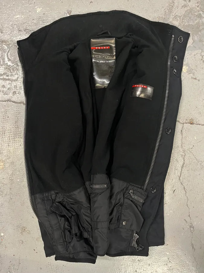2000s Prada Black Archive Coat Jacket hYXEgHl 5