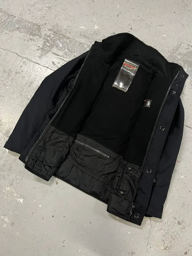 2000s Prada Black Archive Coat Jacket hYXEgHl 4