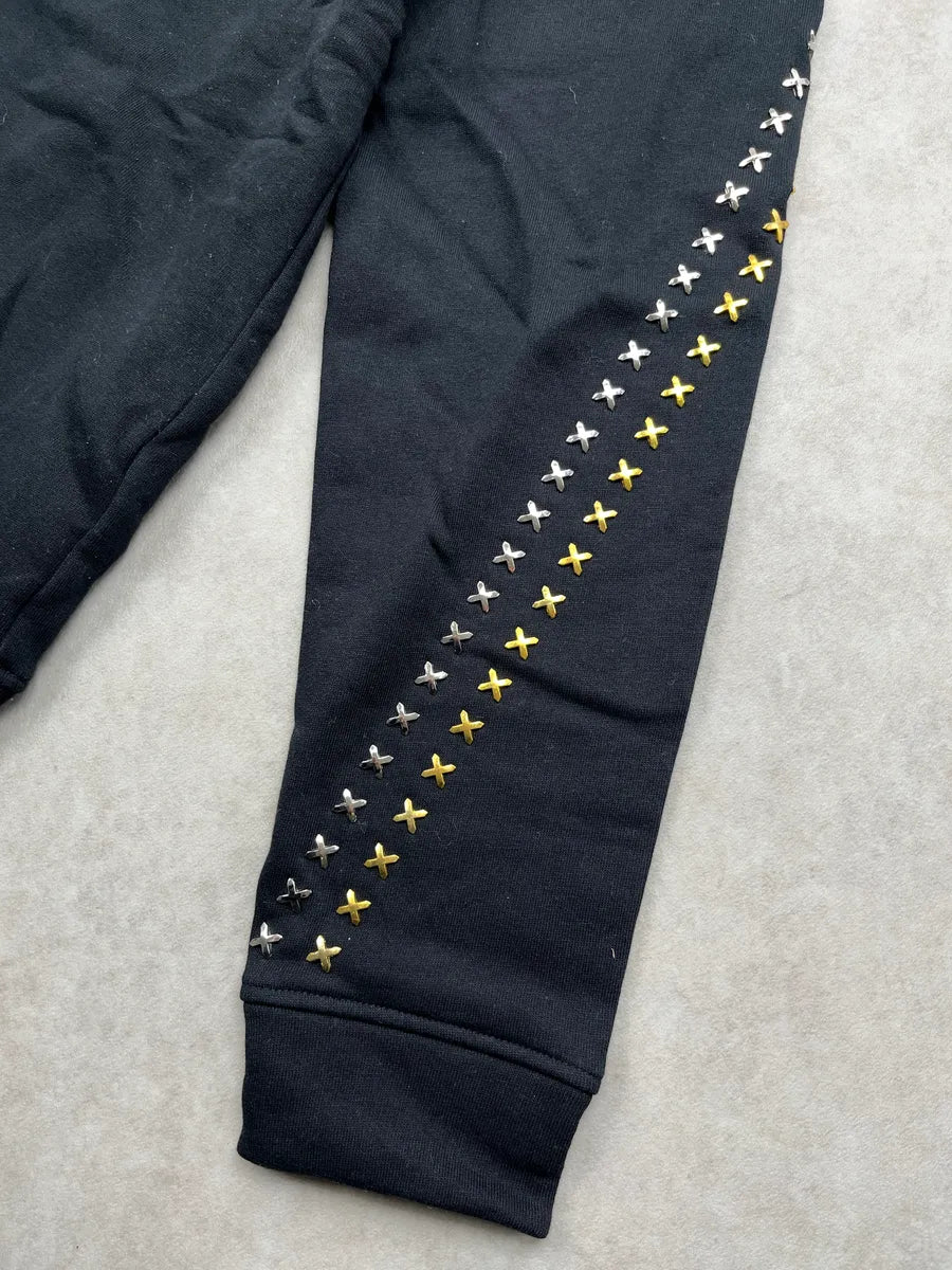 AW2017 Versace Collection Black Studded Sweater seXvLUAy 9