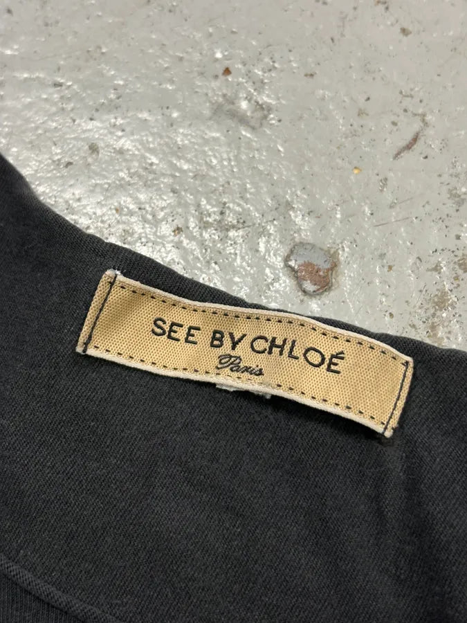 See By Chloé Bullet Gun Military Avant-Garde T-Shirt CJLIbOt 6