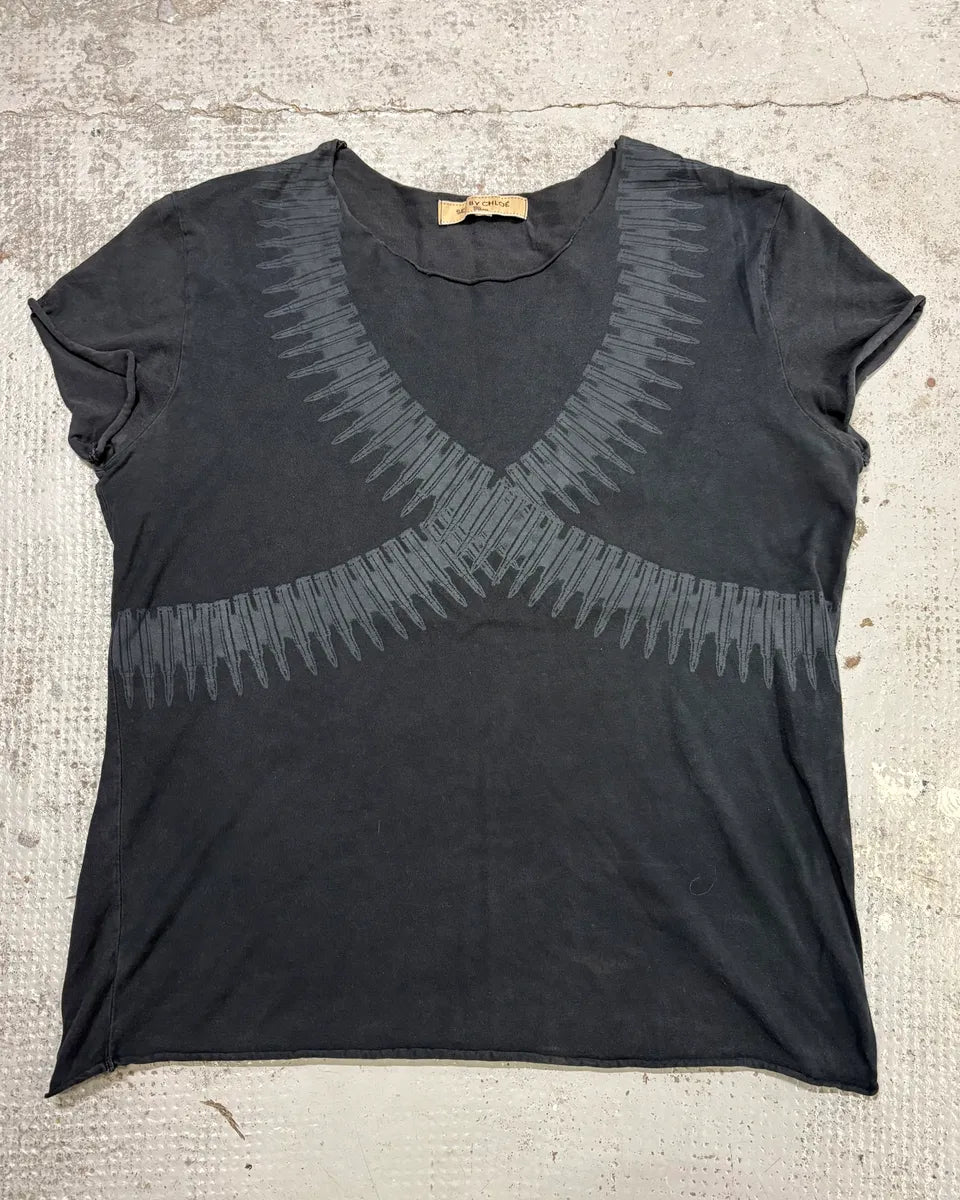 See By Chloé Bullet Gun Military Avant-Garde T-Shirt CJLIbOt 0