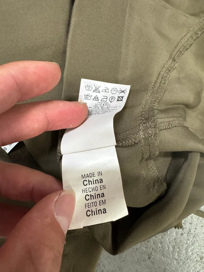 See by Chloé Silk Khaki Dress IkzdUsW 6