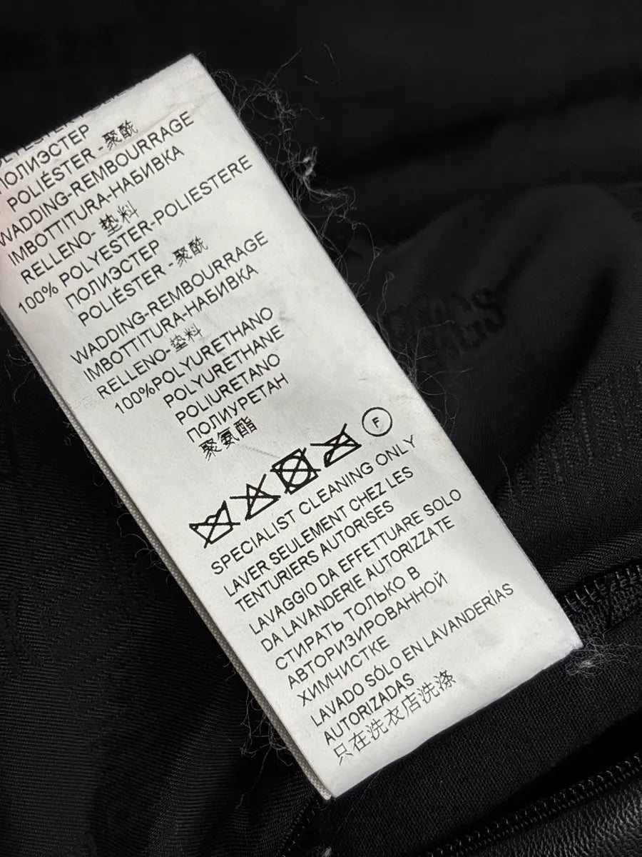 2010s Dirk Bikkembergs Black Leather Padded Moto Leather Jacket sglrgRPk 11