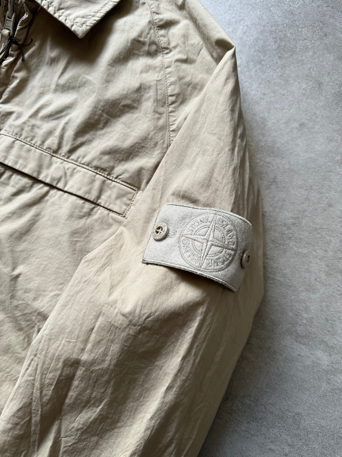 SS2022 Stone Island Ghost Reversible Beige Light Tactical Jacket (S) - 7