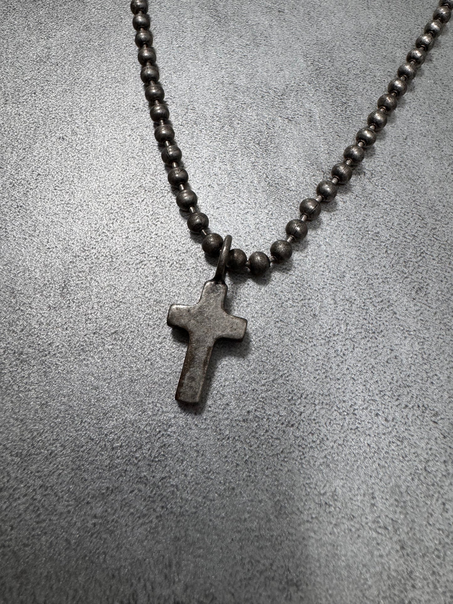 SS2012 Emporio Armani Metal Avant Gardist Cross Necklace (OS) - 8