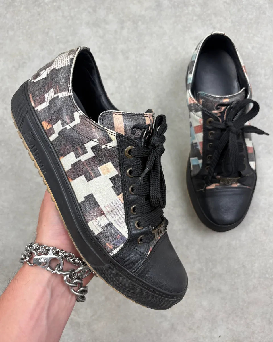 John Galliano Magazine Black Sneakers VbbcWme 0