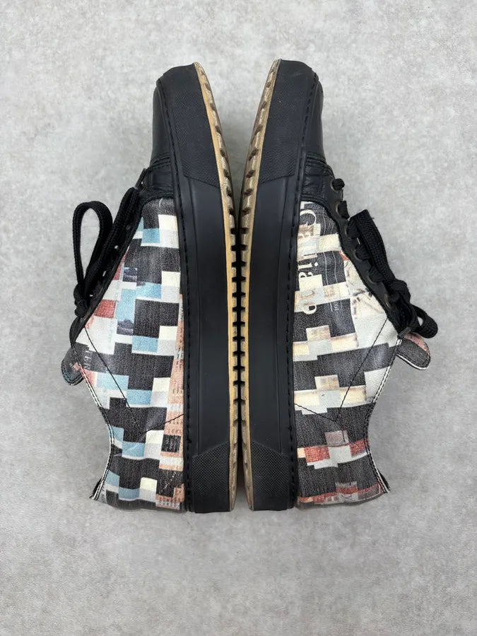 John Galliano Magazine Black Sneakers VbbcWme 3