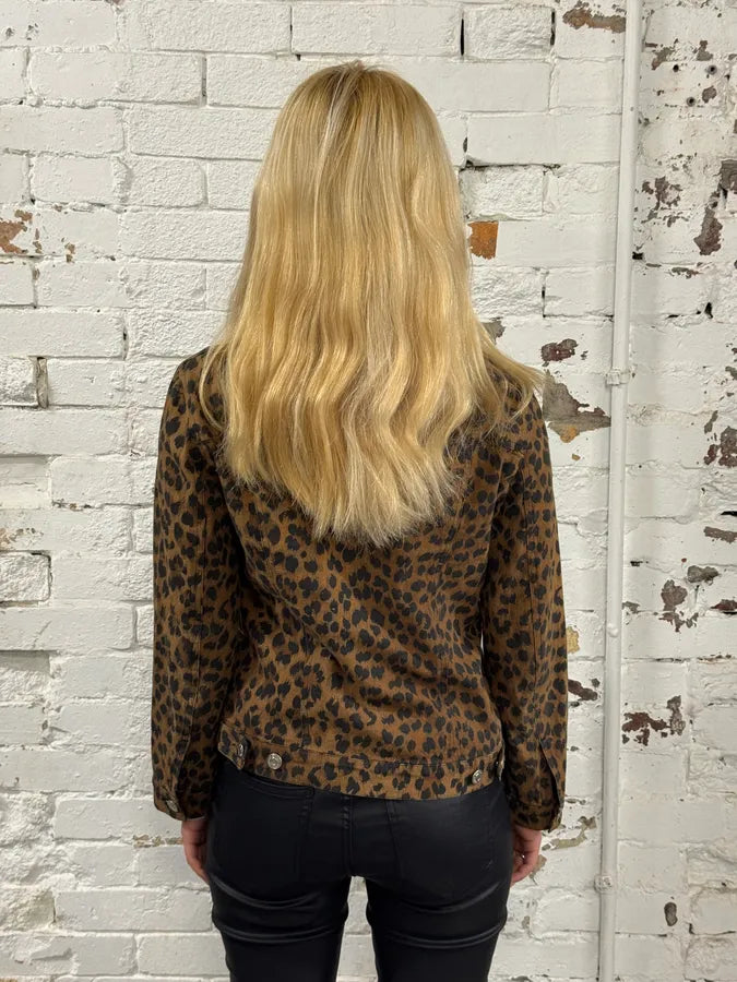 Sonia Ryckiel Brown Leopard Print Jacket Mwoarex 2