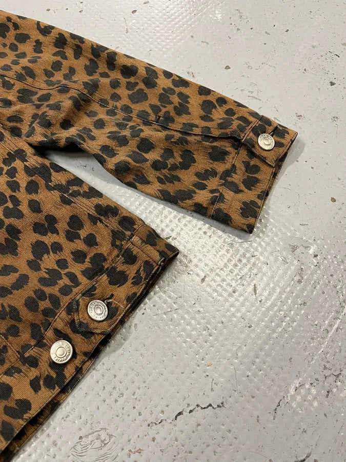 Sonia Ryckiel Brown Leopard Print Jacket Mwoarex 8