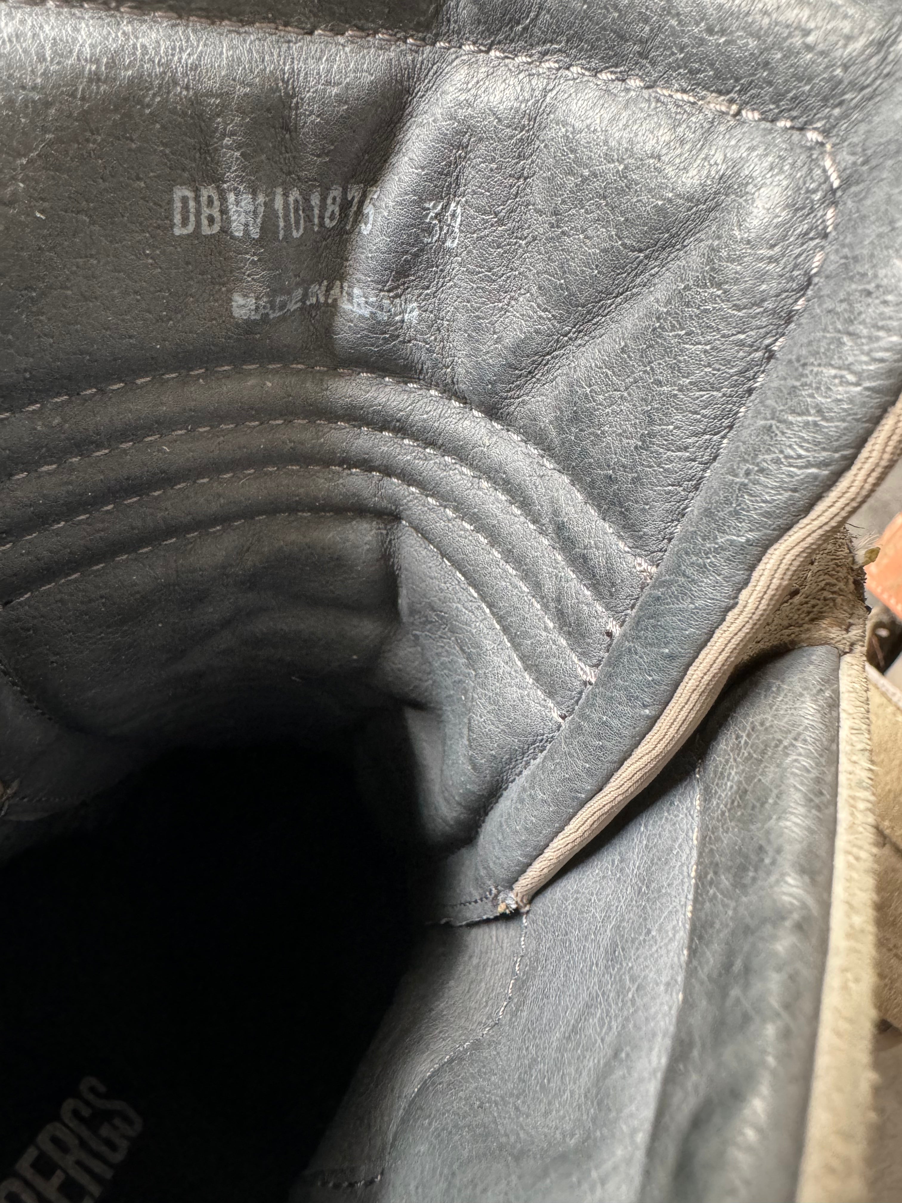 Dirk Bikkembergs Olive Scratch Heels (38) - 4