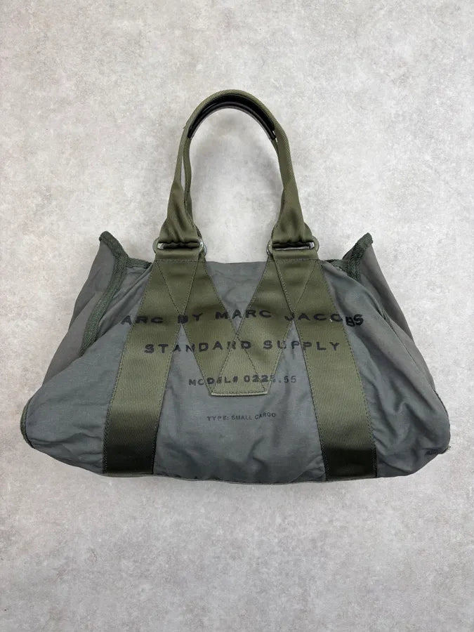 SS2011 Marc Jacobs Khaki Nylon Cargo Shoulder Bag oPDZyxc 0