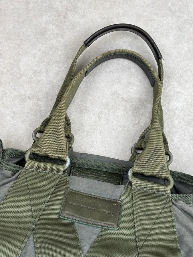 SS2011 Marc Jacobs Khaki Nylon Cargo Shoulder Bag oPDZyxc 8
