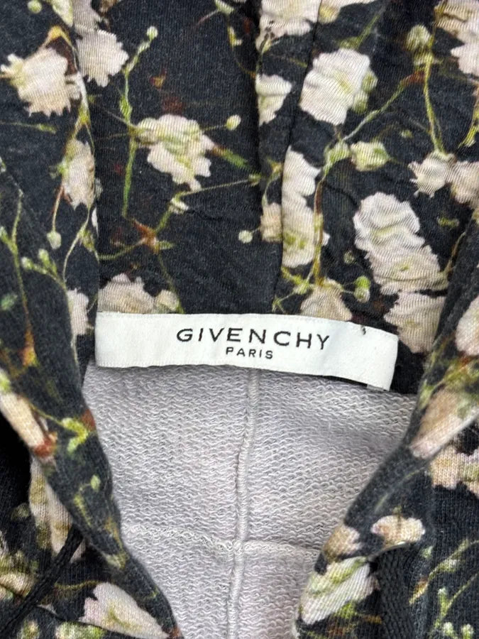 SS2015 Givenchy Black Floral Zip-up Hoodie by Riccardo Tisci yctnuJV 11
