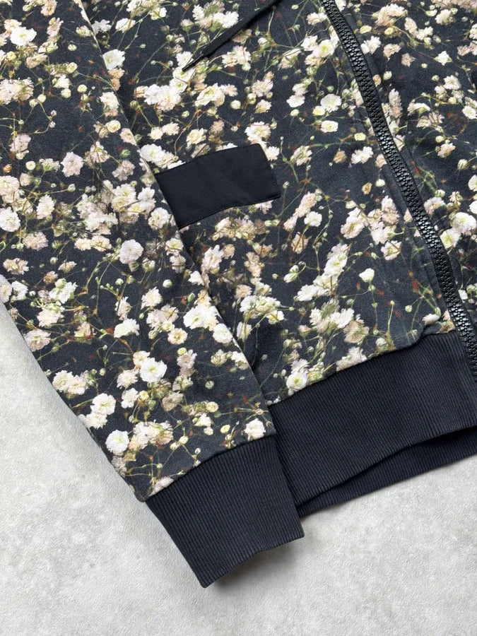 SS2015 Givenchy Black Floral Zip-up Hoodie by Riccardo Tisci yctnuJV 9