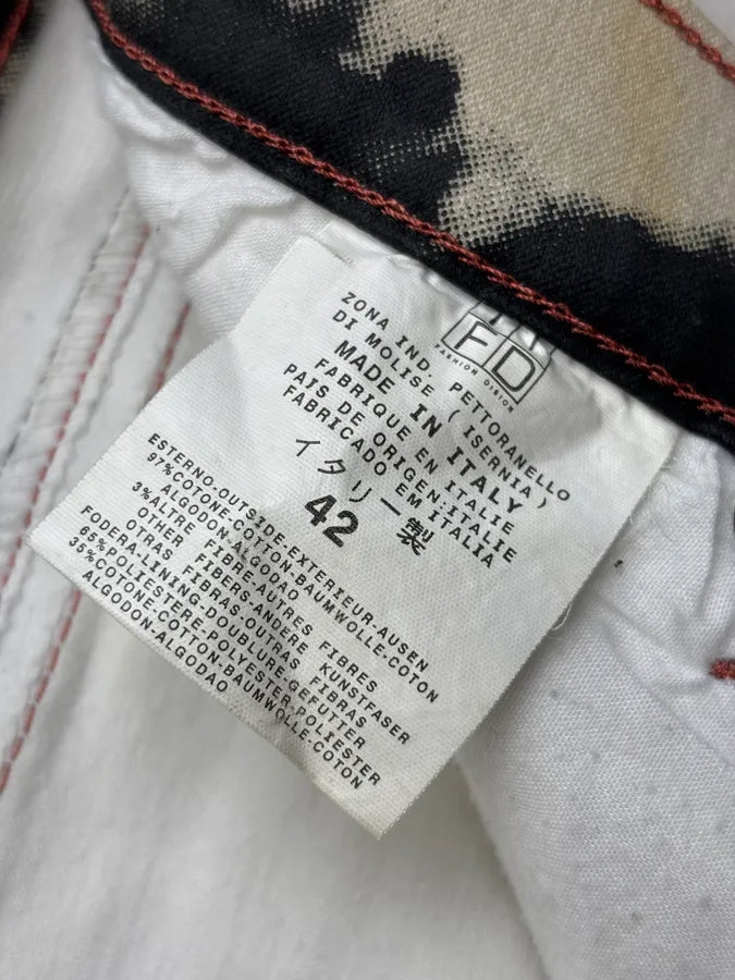 SS2002 Cavalli Beige & Black Zebra Hallucination Pants sqJgGMg 12