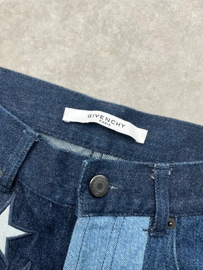 SS2016 Givenchy Navy Denim Star Jeans by Riccardo Tisci lsPJpta 9