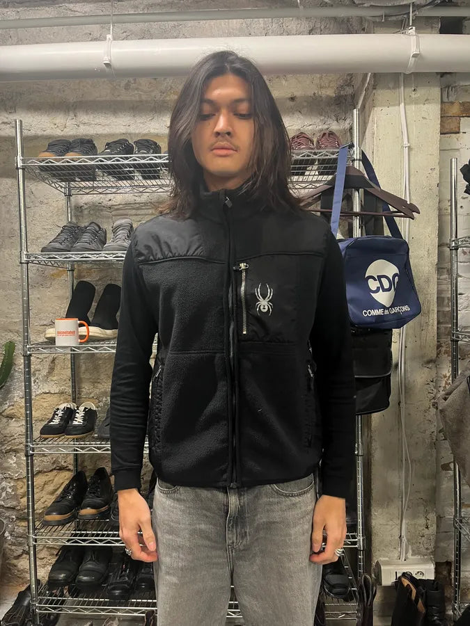 Spyder Black Fleece Vest ILlxxRe 3