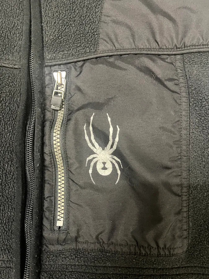 Spyder Black Fleece Vest ILlxxRe 7