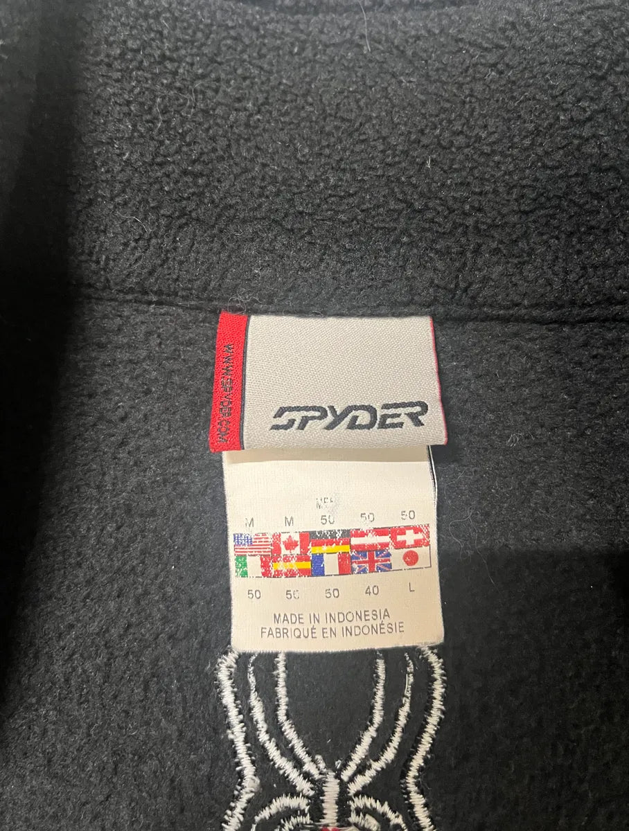 Spyder Black Fleece Vest ILlxxRe 9