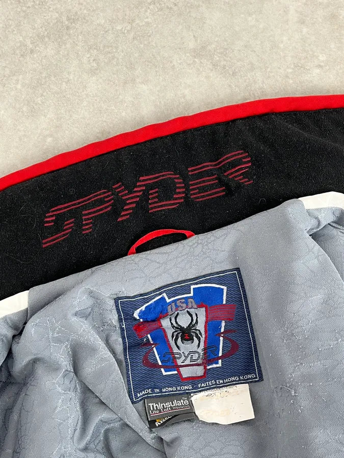 Spyder Red & White Ski Jacket rTFwNae 9