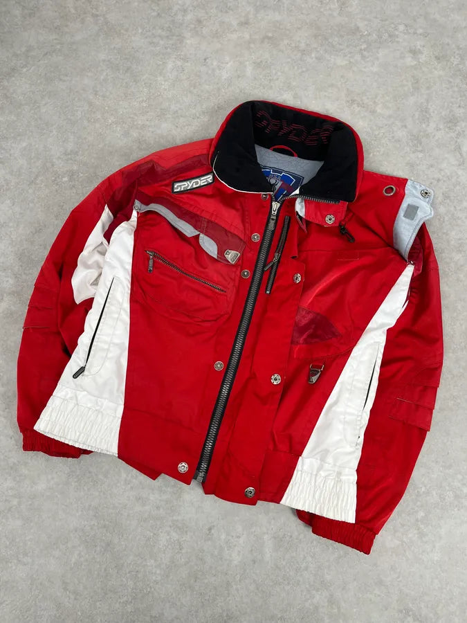 Spyder Red & White Ski Jacket rTFwNae 3