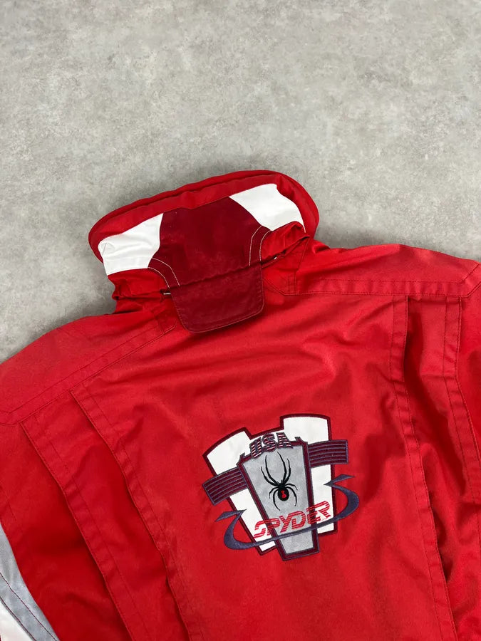 Spyder Red & White Ski Jacket rTFwNae 6