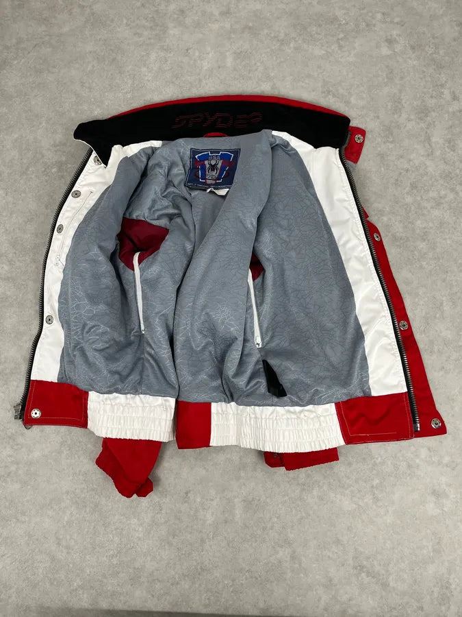 Spyder Red & White Ski Jacket rTFwNae 8