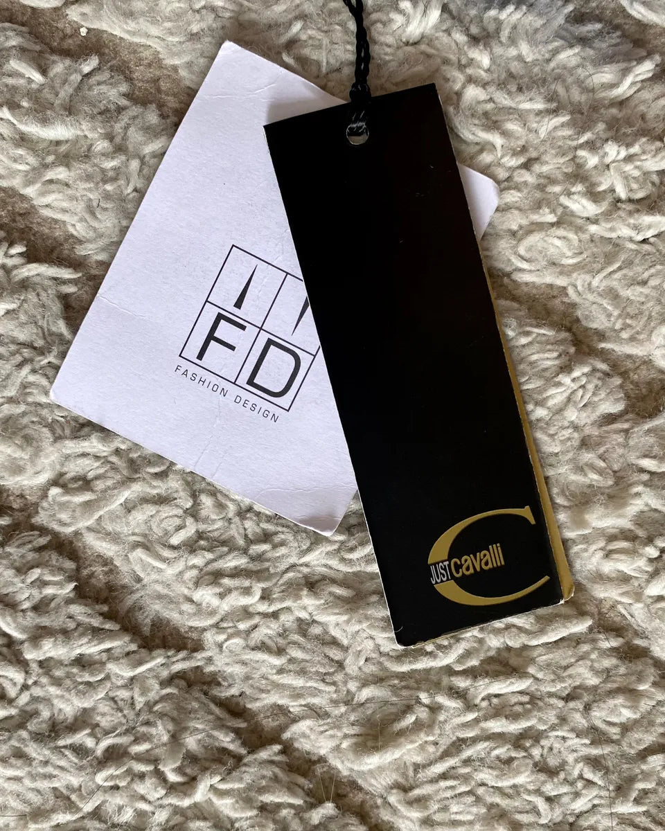 SS2002 Just Cavalli Hallucination purple Zebra Design Jeans (S) PJEKVGX 8