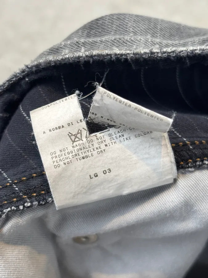 AW2004 Dolce & Gabbana Cargo Asymmetrical Denim Jeans HBMQheB 12