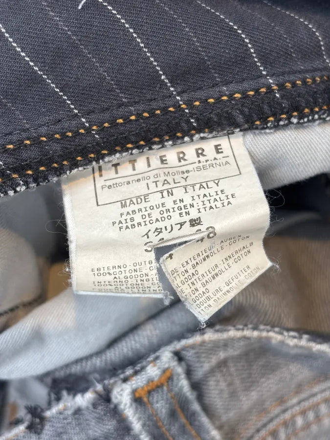 AW2004 Dolce & Gabbana Cargo Asymmetrical Denim Jeans HBMQheB 11