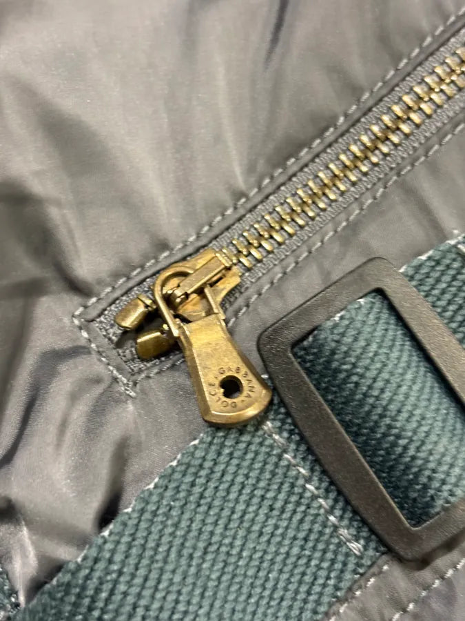 AW2003 Dolce & Gabbana Grey Nylon Bondage Cargo Pants qEwOyHM 9