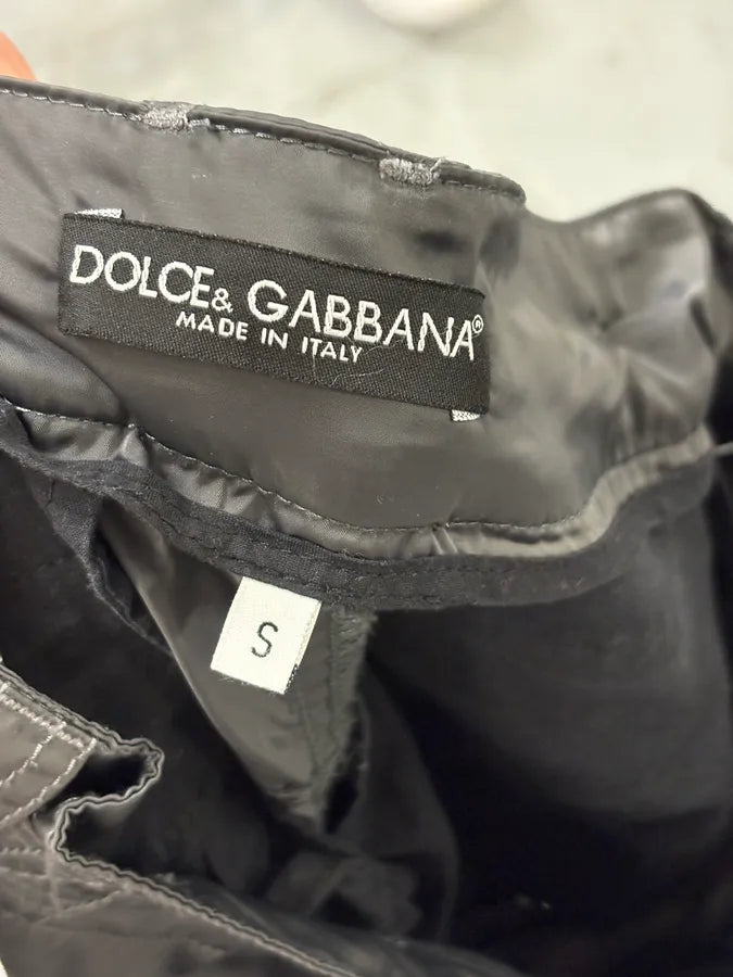AW2003 Dolce & Gabbana Grey Nylon Bondage Cargo Pants qEwOyHM 10