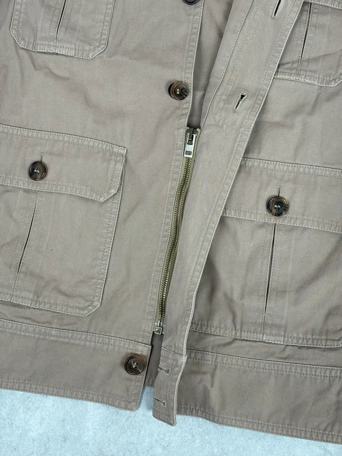 AW2006 Dior Beige Saharienne Cargo Utility Jacket by Hedi Slimane MBhiVCY 8