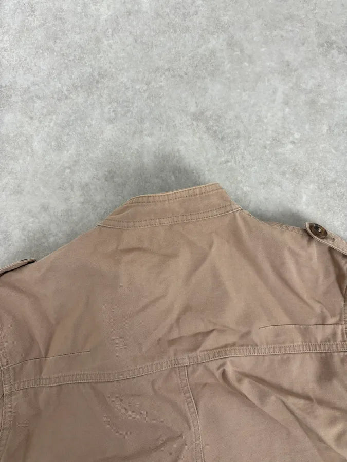AW2006 Dior Beige Saharienne Cargo Utility Jacket by Hedi Slimane MBhiVCY 5