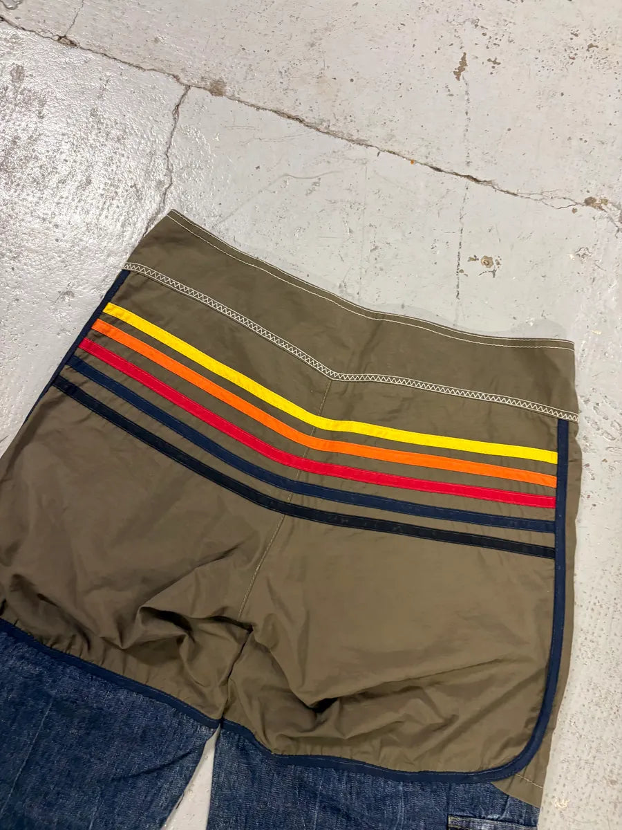 SS2006 Dolce & Gabbana Khaki Nylon Cargo Denim Short RuLOrhM 7