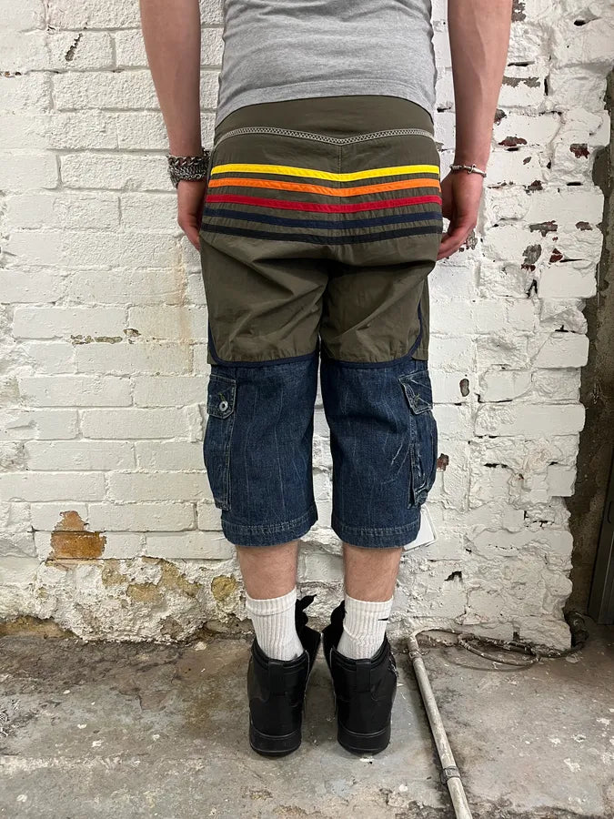 SS2006 Dolce & Gabbana Khaki Nylon Cargo Denim Short RuLOrhM 5