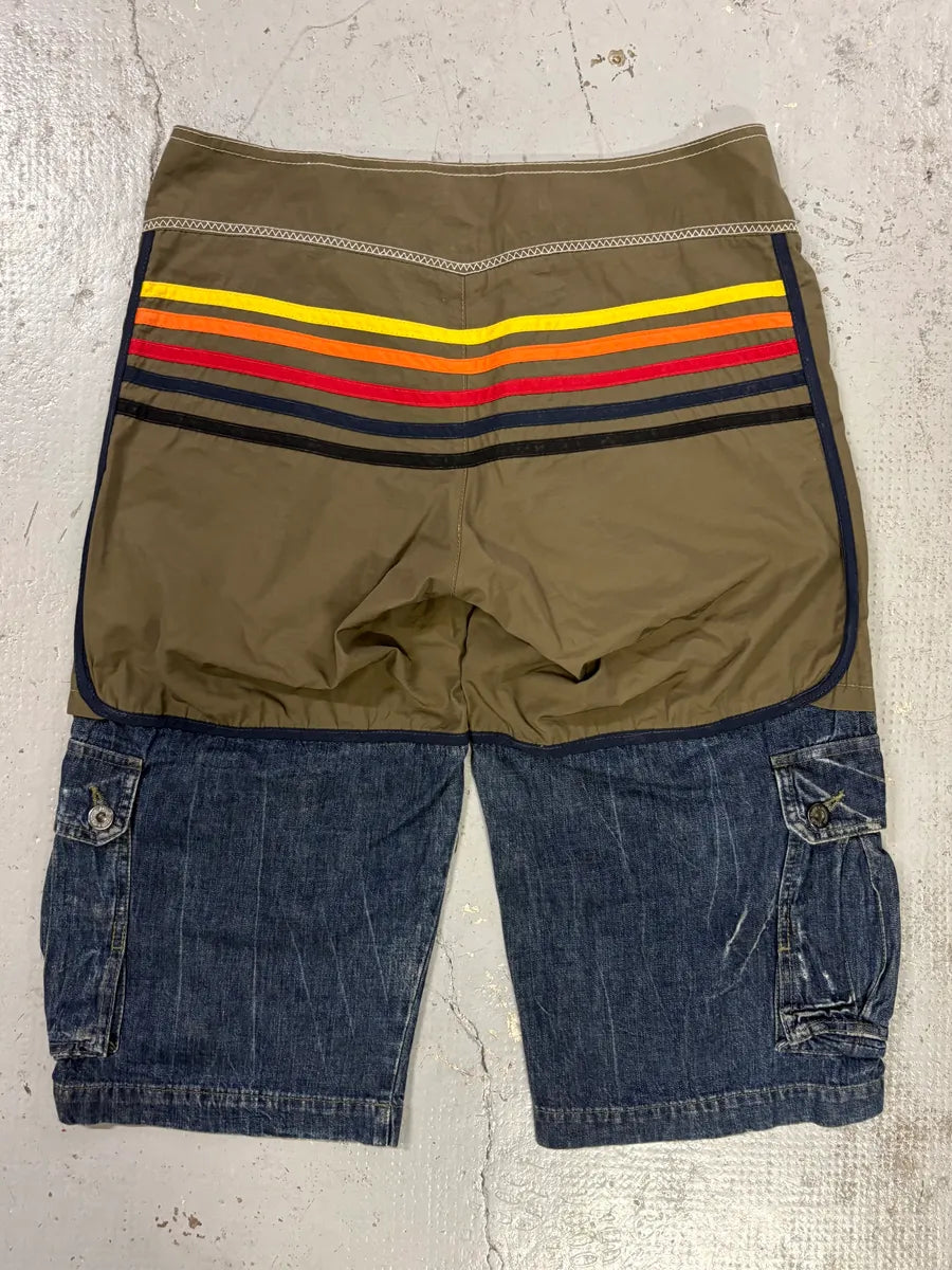 SS2006 Dolce & Gabbana Khaki Nylon Cargo Denim Short RuLOrhM 2