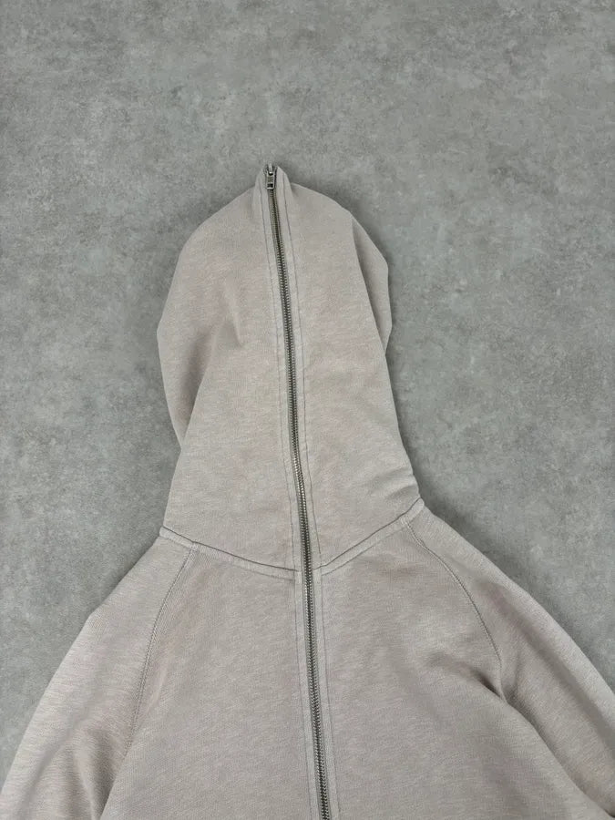 SS2011 Acne Studios Beige Full-Zip Hoodie  tYxptFQ 7