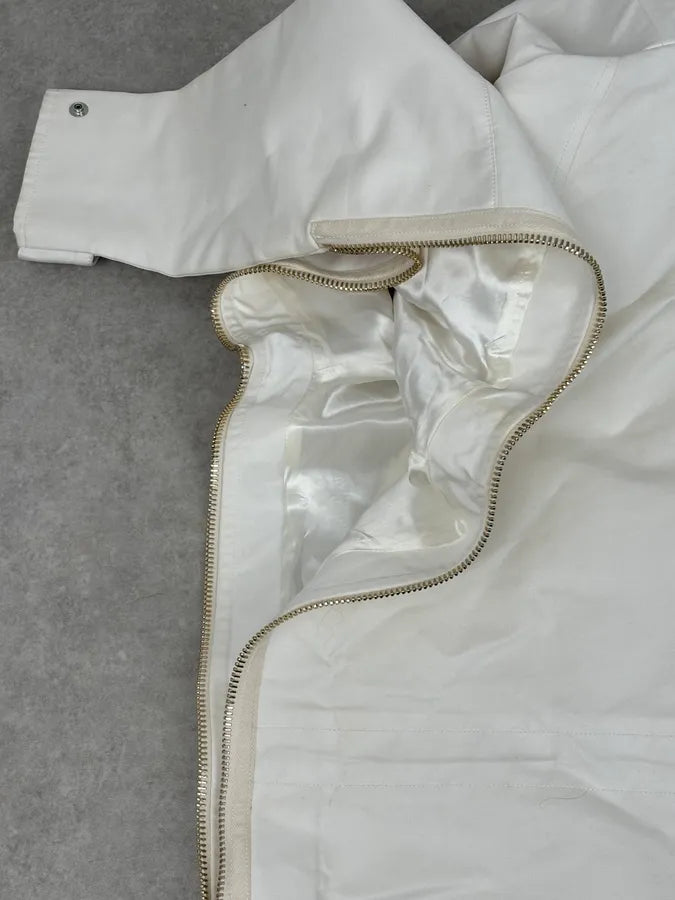 SS2016 Givenchy Sample White Multi-Pocket Parka Coat by Riccardo Tisci qAjalMH 8