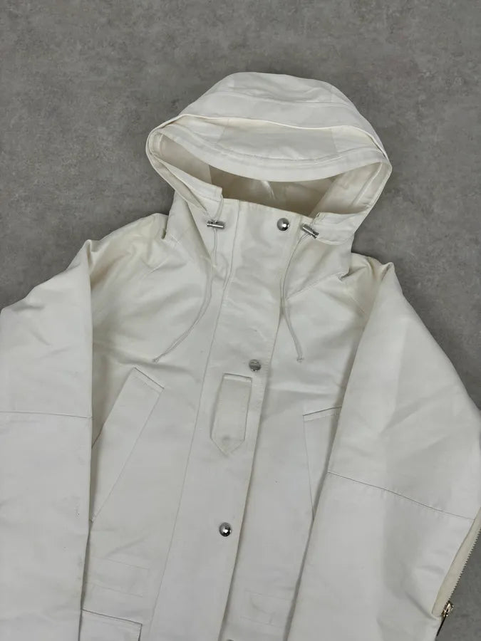 SS2016 Givenchy Sample White Multi-Pocket Parka Coat by Riccardo Tisci qAjalMH 3