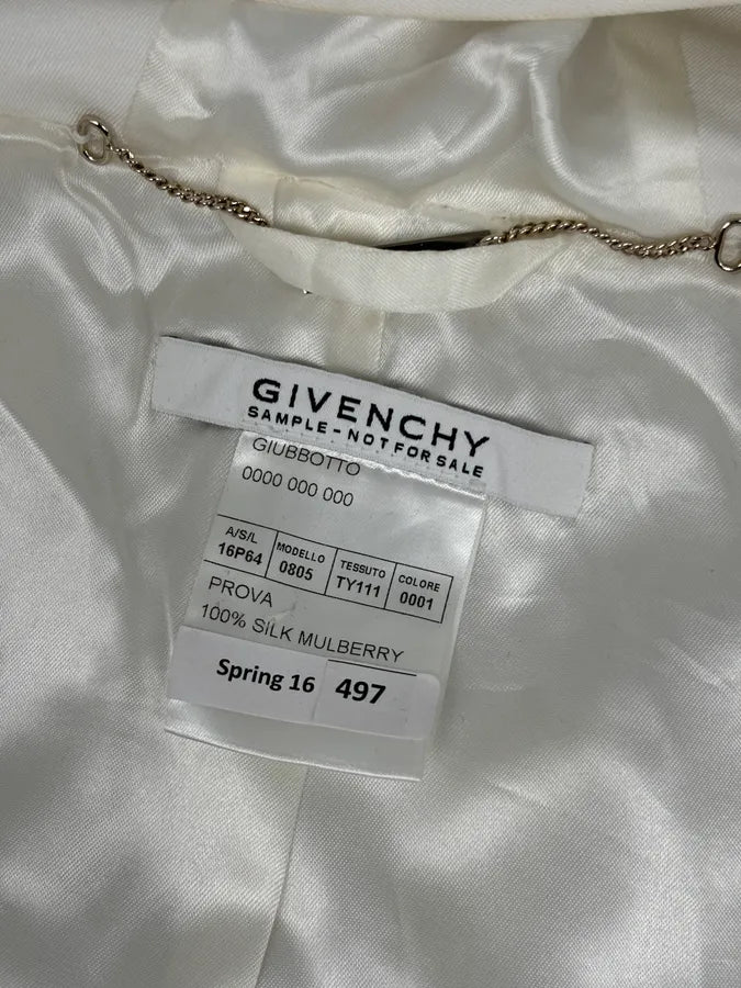SS2016 Givenchy Sample White Multi-Pocket Parka Coat by Riccardo Tisci qAjalMH 10